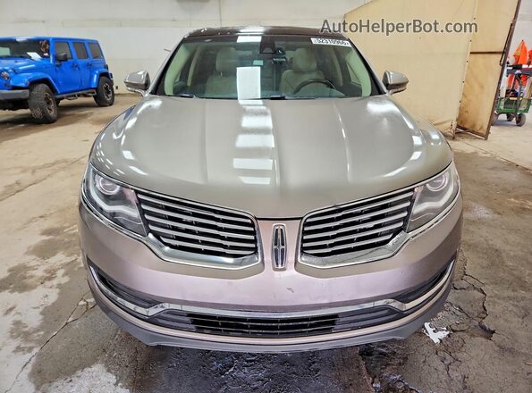 2LMTJ8LR4GBL54602 2016 LINCOLN MKX Желто-коричневый Вид спереди