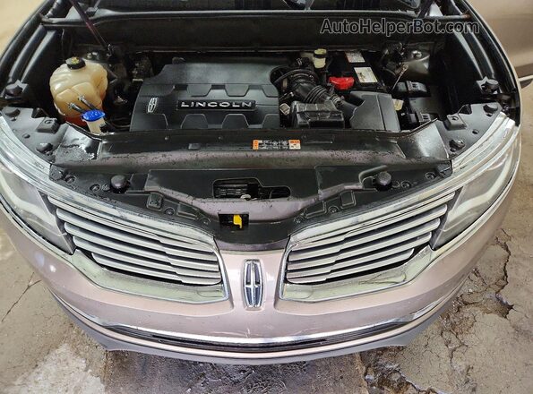 2LMTJ8LR4GBL54602 2016 LINCOLN MKX Желто-коричневый Вид подкапотного пространства