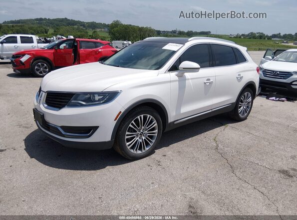 2LMTJ8LR4GBL62036 2016 LINCOLN MKX White Front left