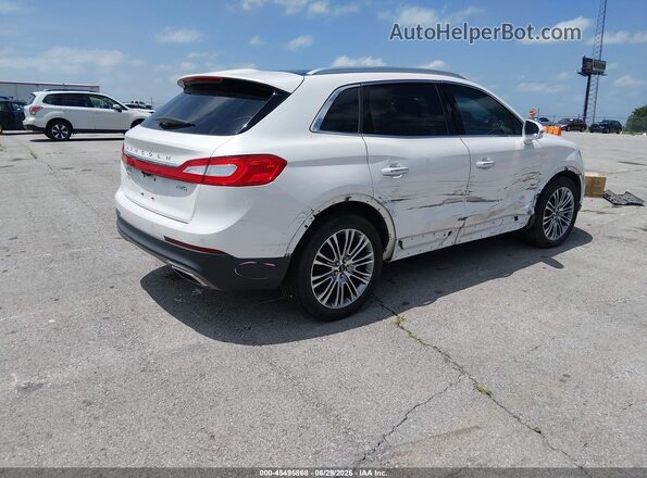 2LMTJ8LR4GBL62036 2016 LINCOLN MKX White Rear right