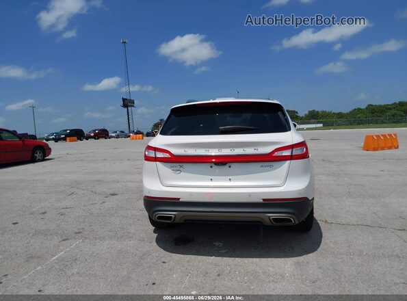 2LMTJ8LR4GBL62036 2016 LINCOLN MKX White 