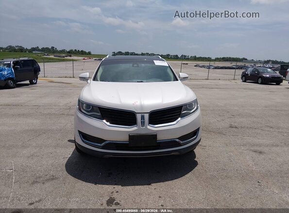 2LMTJ8LR4GBL62036 2016 LINCOLN MKX White Rear interior view