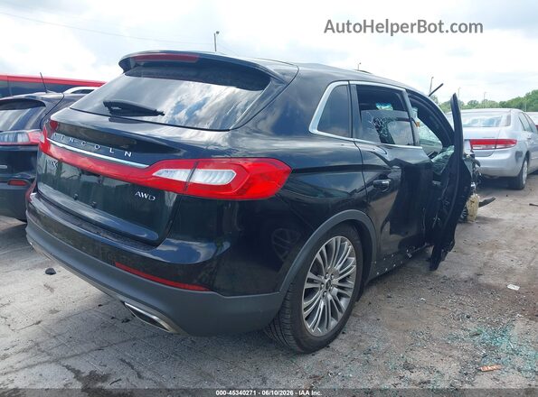 2LMTJ8LR6GBL21794 2016 LINCOLN MKX Black Հետևի աջ