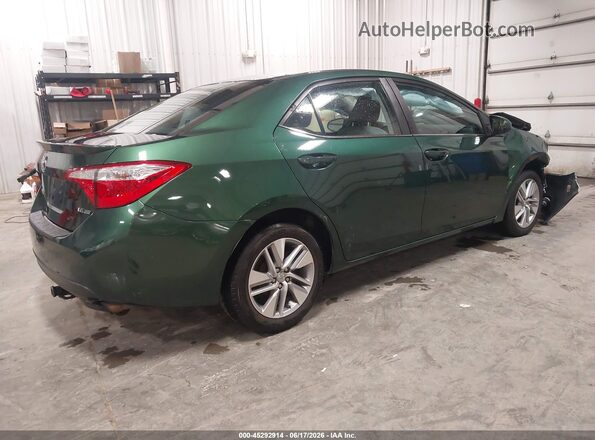 2T1BPRHE0GC598423 2016 TOYOTA COROLLA Green უკანა მარჯვენა