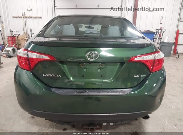 2T1BPRHE0GC598423 2016 TOYOTA COROLLA Green 
