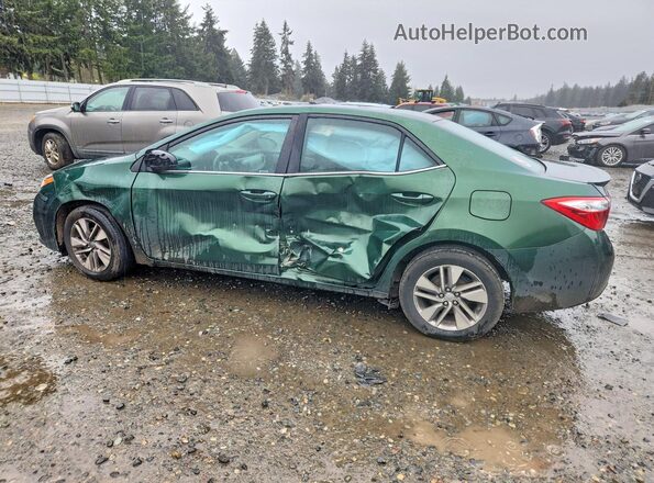 2T1BPRHE1GC506526 2016 TOYOTA COROLLA Зеленый Задняя левая четверть