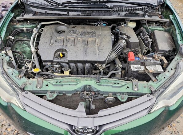 2T1BPRHE1GC506526 2016 TOYOTA COROLLA Зеленый Вид задней части салона