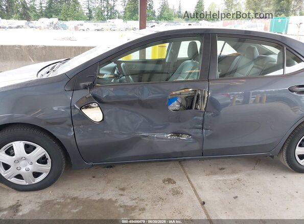 2T1BPRHE6GC704731 2016 TOYOTA COROLLA Серый Вид спереди