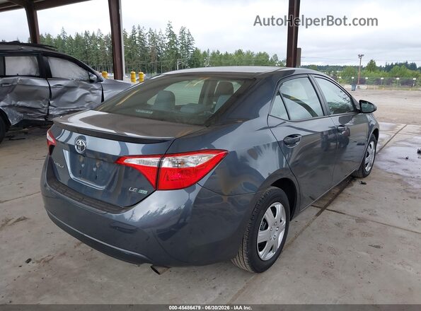 2T1BPRHE6GC704731 2016 TOYOTA COROLLA Серый Задняя правая четверть
