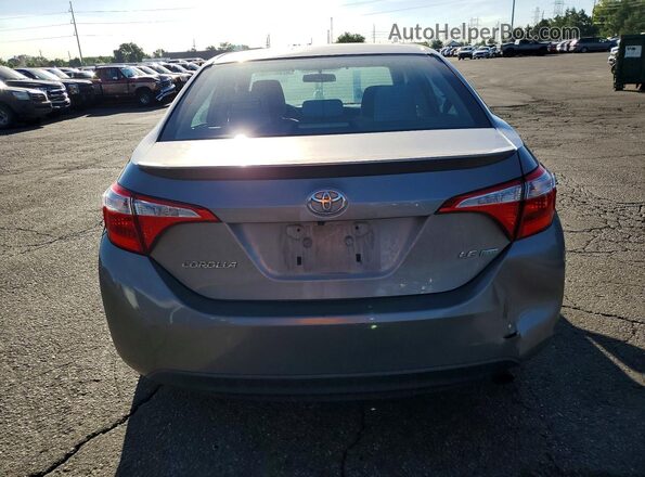 2T1BPRHE7GC579321 2016 TOYOTA COROLLA Gray Widok z tyłu