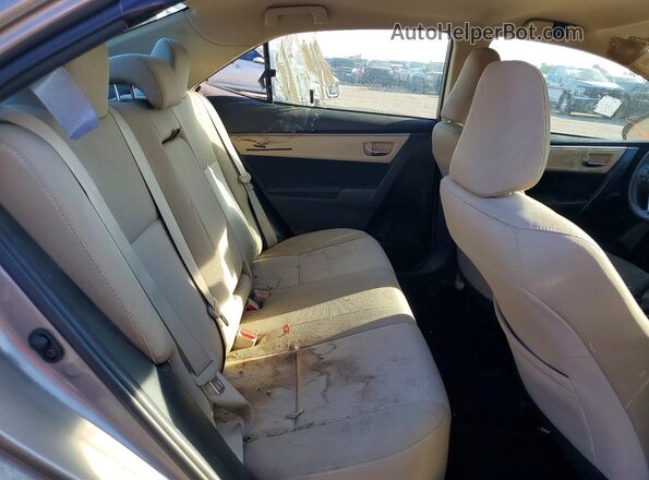 2T1BPRHE7GC579321 2016 TOYOTA COROLLA Gray Widok tylnych siedzeń