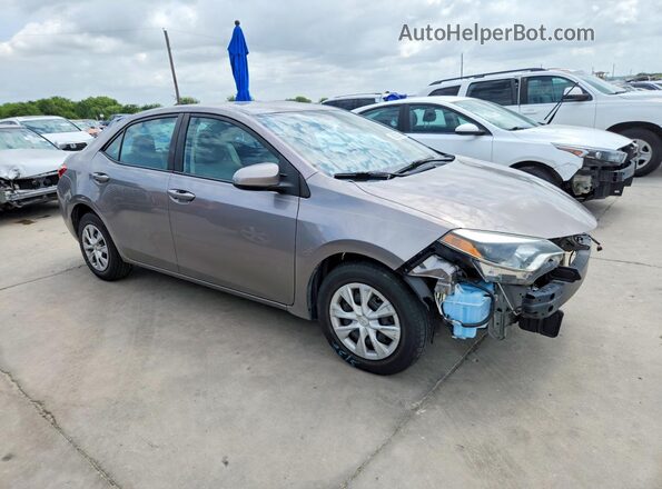 2T1BPRHE7GC741755 2016 TOYOTA COROLLA Gray Przód prawy