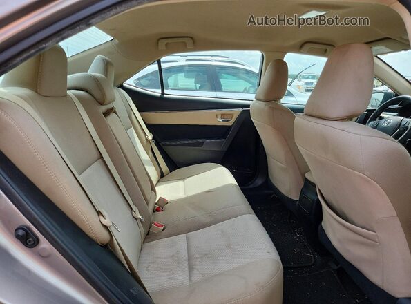 2T1BPRHE7GC741755 2016 TOYOTA COROLLA Gray Widok tylnych siedzeń