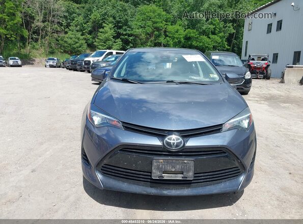 2T1BPRHE7JC094362 2018 TOYOTA COROLLA Blue Widok zestawu wskaźników
