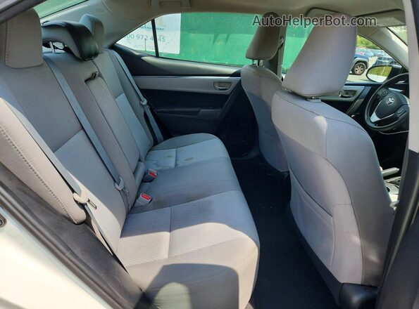 2T1BURHE0GC489520 2016 TOYOTA COROLLA White Rear seats view