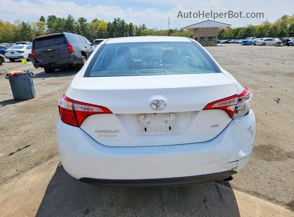 2T1BURHE0GC489520 2016 TOYOTA COROLLA White Rear view