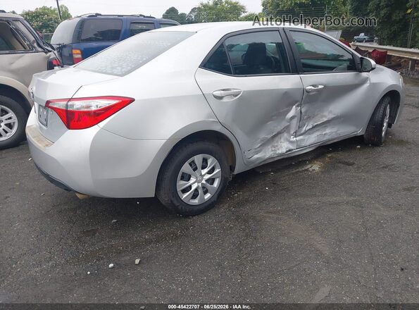 2T1BURHE0GC502086 2016 TOYOTA COROLLA Silver Tył prawy