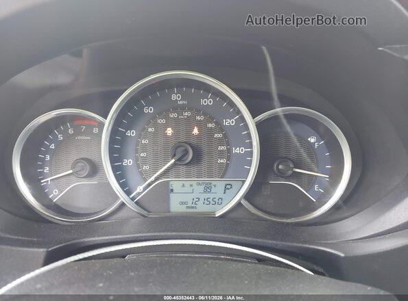 2T1BURHE0GC549036 2016 TOYOTA COROLLA Red უკანა სავარძლების ხედი