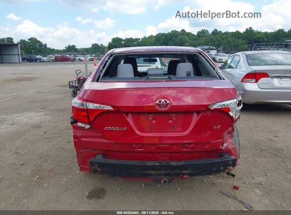 2T1BURHE0GC549036 2016 TOYOTA COROLLA Red 