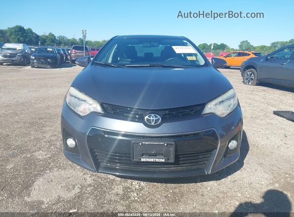 2T1BURHE0GC593411 2016 TOYOTA COROLLA Gray Instrument cluster view