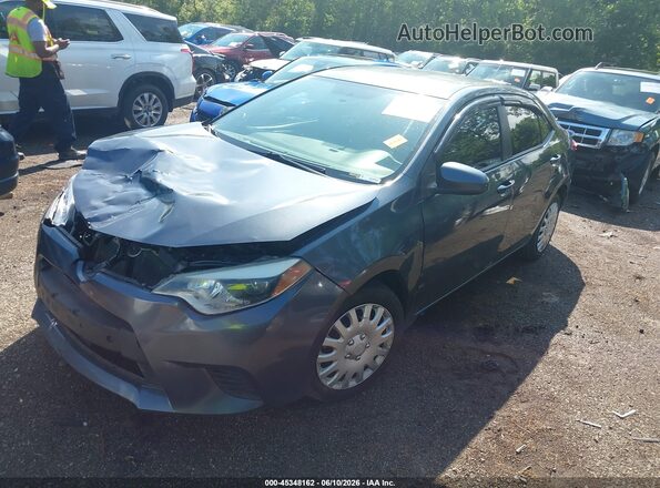 2T1BURHE0GC640677 2016 TOYOTA COROLLA Gray Vista tres cuartos delantera izquierda