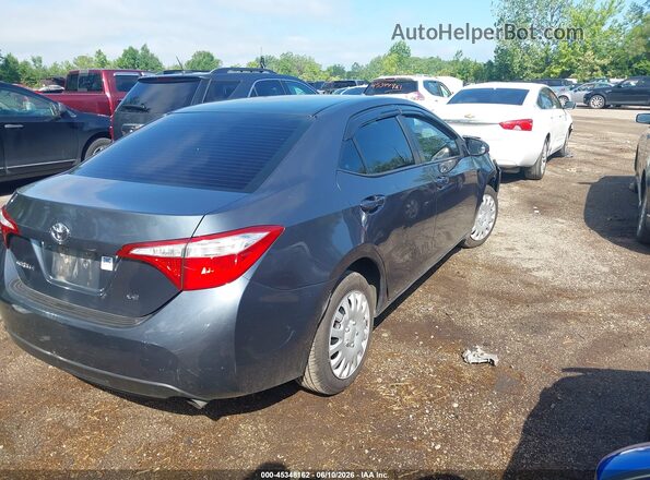 2T1BURHE0GC640677 2016 TOYOTA COROLLA Gray Trasero derecho