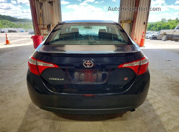 2T1BURHE0GC680600 2016 TOYOTA COROLLA Black Rear view