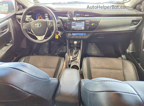 2T1BURHE0GC680600 2016 TOYOTA COROLLA Black Dashboard view