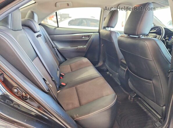 2T1BURHE0GC680600 2016 TOYOTA COROLLA Black Rear seats view