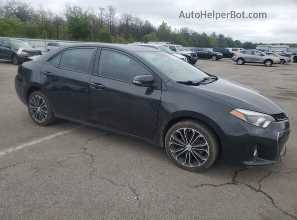 2T1BURHE0GC683643 2016 TOYOTA COROLLA Black Przód prawy