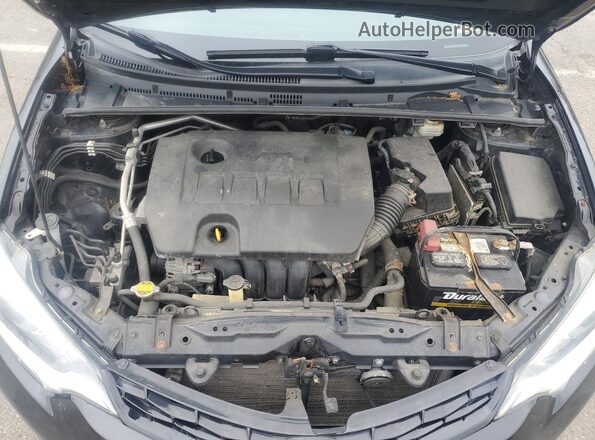 2T1BURHE0GC683643 2016 TOYOTA COROLLA Black Widok wnętrza z tyłu