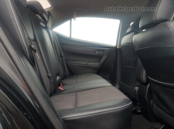 2T1BURHE0GC683643 2016 TOYOTA COROLLA Black Widok tylnych siedzeń