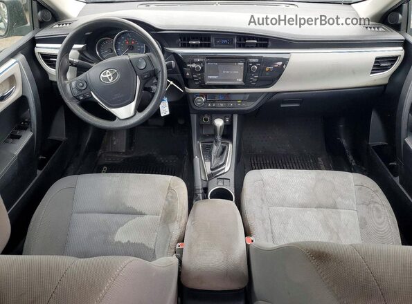 2T1BURHE0GC704488 2016 TOYOTA COROLLA Зеленый Вид панели приборов