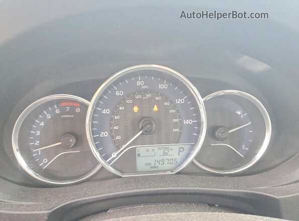 2T1BURHE0GC704488 2016 TOYOTA COROLLA Зеленый Вид щитка приборов