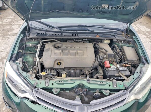 2T1BURHE0GC704488 2016 TOYOTA COROLLA Зеленый Вид задней части салона