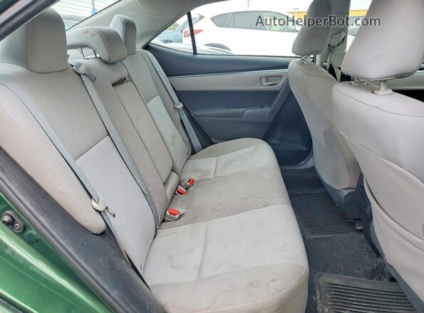 2T1BURHE0GC704488 2016 TOYOTA COROLLA Зеленый Вид задних сидений