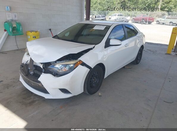 2T1BURHE0GC710890 2016 TOYOTA COROLLA White Առջևի ձախ երեք քառորդ տեսարան