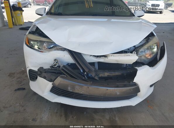 2T1BURHE0GC710890 2016 TOYOTA COROLLA White Դիմացի տեսք