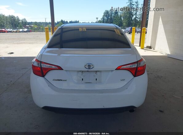 2T1BURHE0GC710890 2016 TOYOTA COROLLA White 
