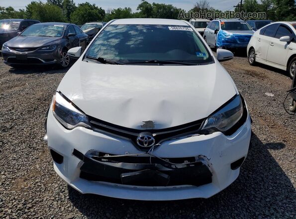 2T1BURHE0GC718925 2016 TOYOTA COROLLA White Widok z przodu