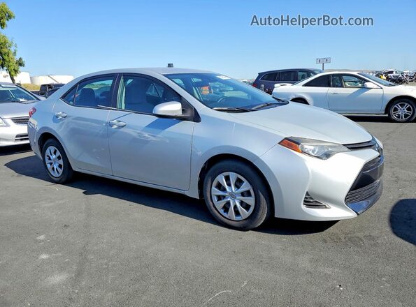 2T1BURHE0HC765180 2017 TOYOTA COROLLA Silver 