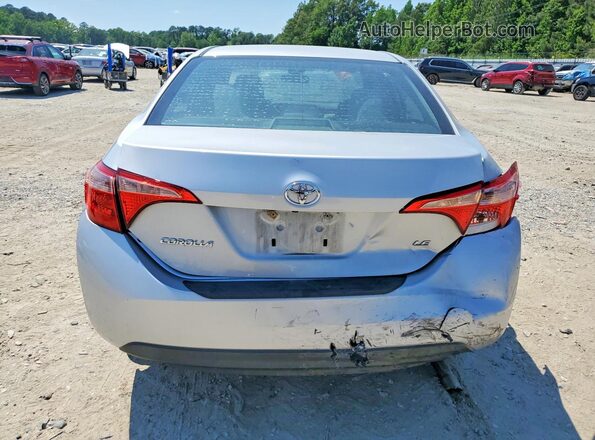 2T1BURHE0HC772162 2017 TOYOTA COROLLA Silver Rear view