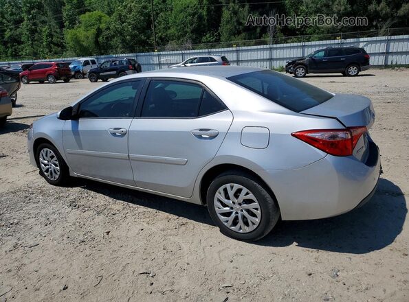 2T1BURHE0HC772162 2017 TOYOTA COROLLA Silver Rear left