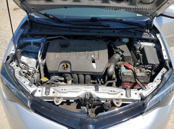2T1BURHE0HC772162 2017 TOYOTA COROLLA Silver Rear interior view