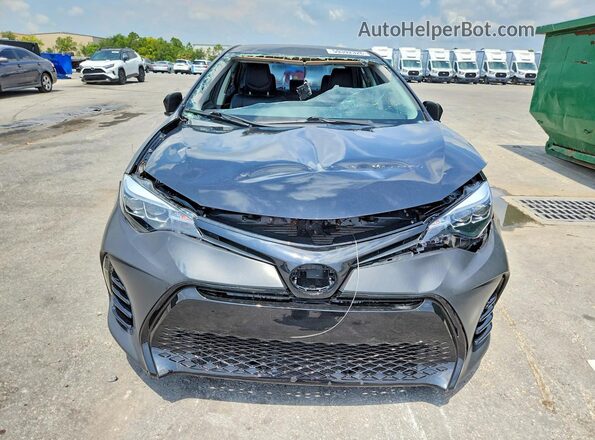 2T1BURHE0HC778608 2017 TOYOTA COROLLA Black წინა ხედი
