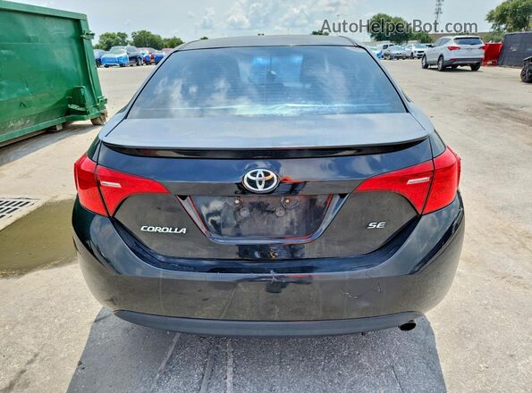 2T1BURHE0HC778608 2017 TOYOTA COROLLA Black უკანა ხედი