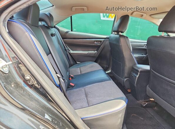 2T1BURHE0HC778608 2017 TOYOTA COROLLA Black უკანა სავარძლების ხედი
