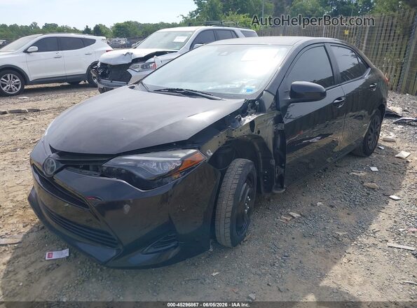2T1BURHE0HC786319 2017 TOYOTA COROLLA Black Передня ліва чверть
