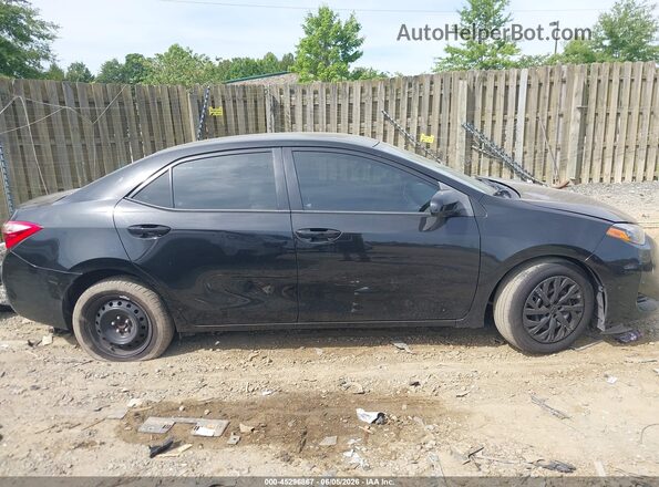 2T1BURHE0HC786319 2017 TOYOTA COROLLA Black Вид задньої частини салону