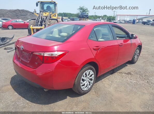2T1BURHE0HC812062 2017 TOYOTA COROLLA Red Tył prawy